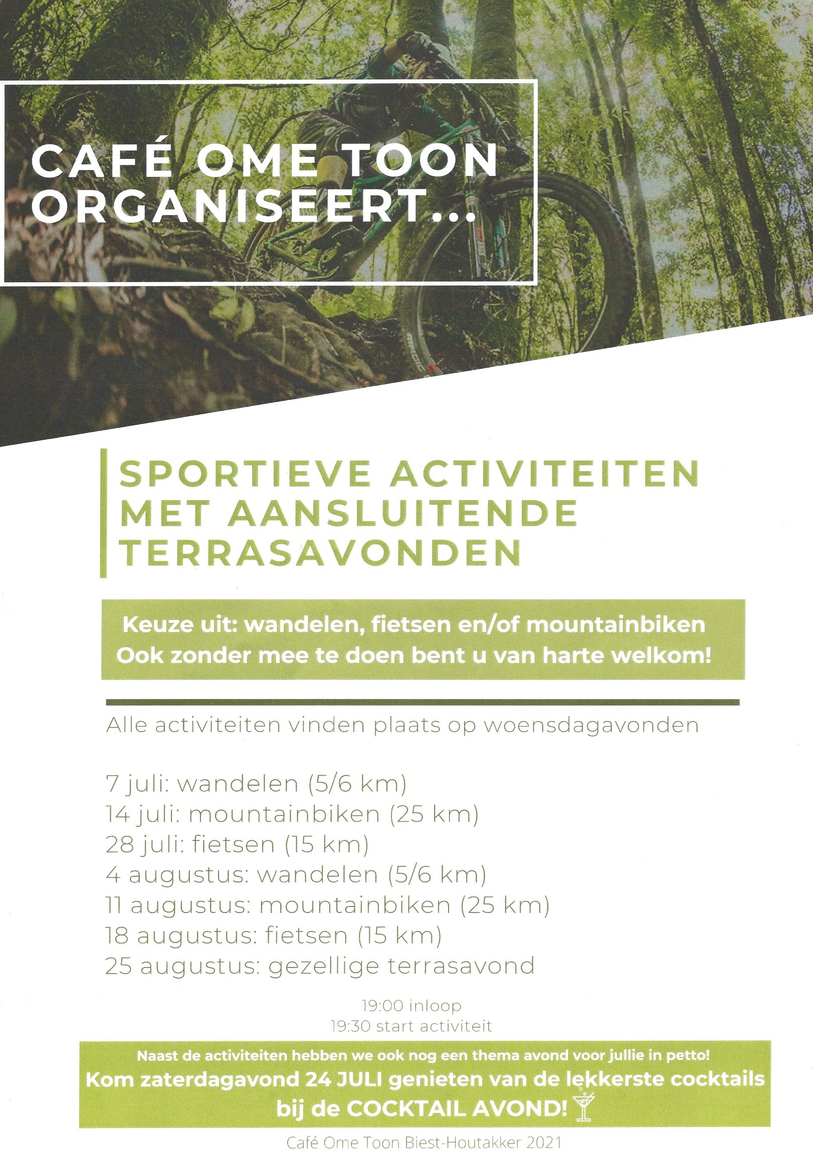 2021 activiteiten ome toon