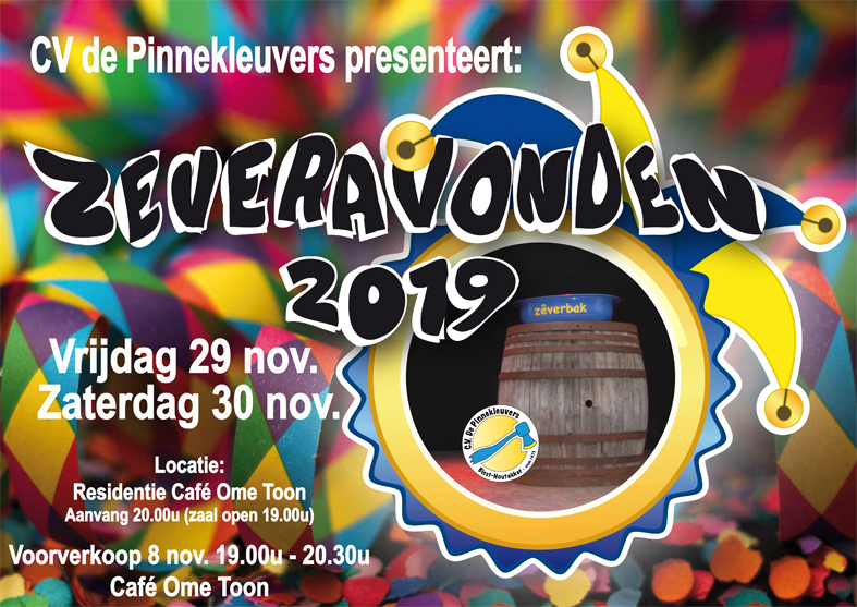 Poster Zeveravond 2019 kl